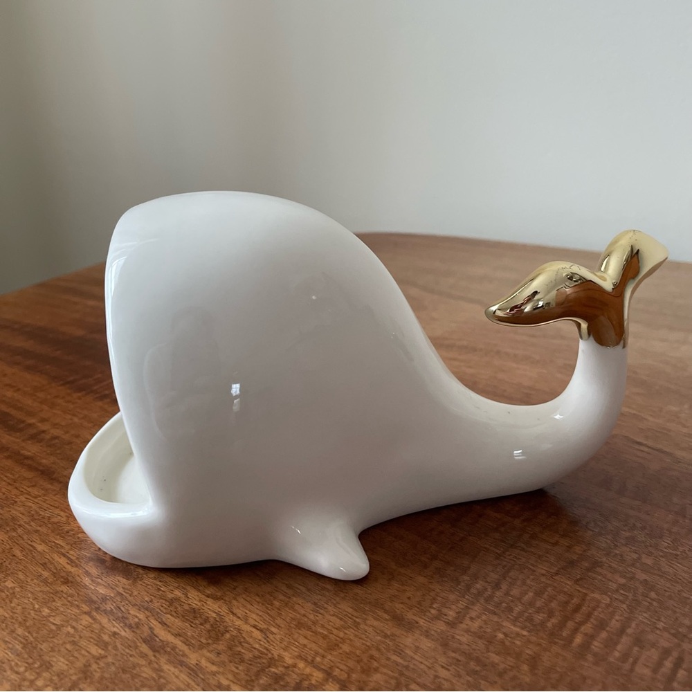Anthropologie White Whale Trinket Dish - Picture 5 of 10